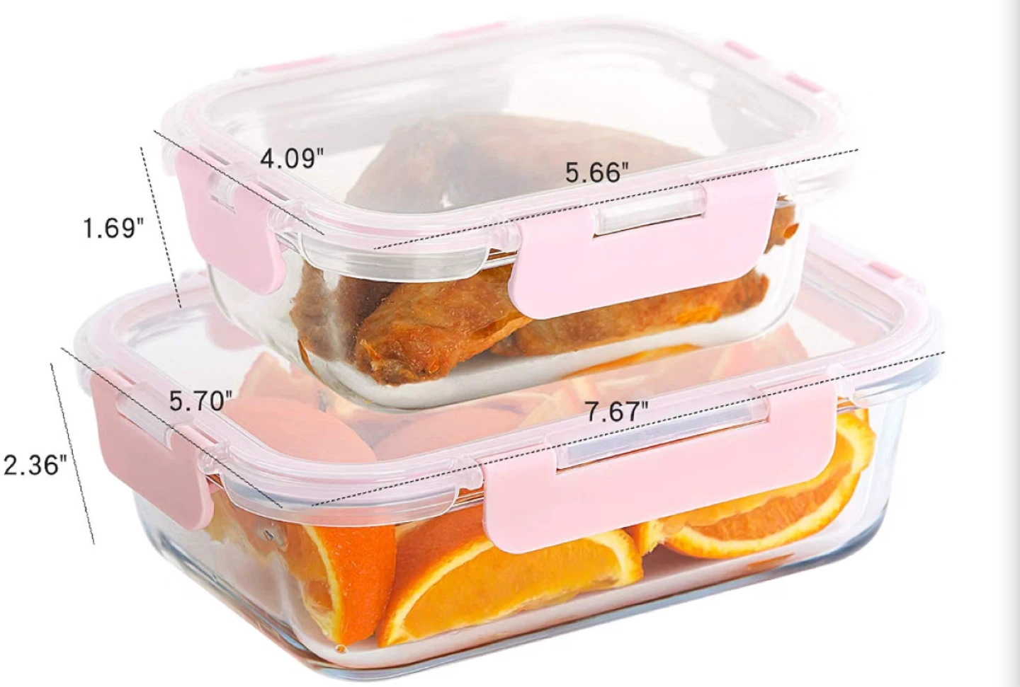 10-Piece Glass Meal Prep Container Set - photo 2