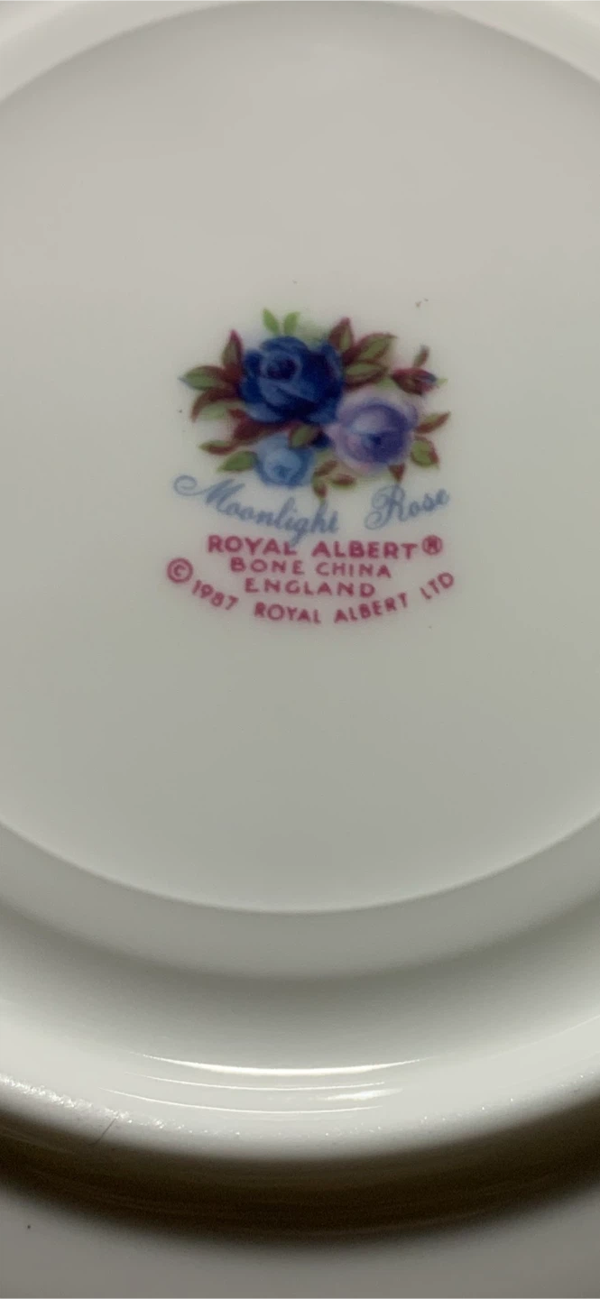 Royal Albert Moonlight Rose Teacup and Saucer