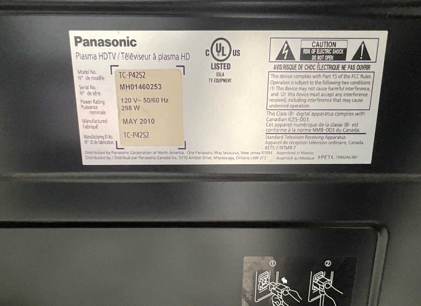 Panasonic HD 42 inch Tv 🏈 - photo 3