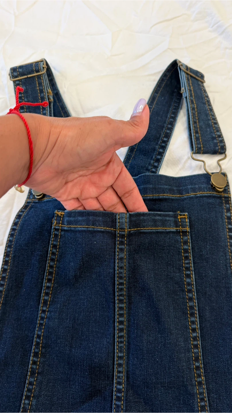 Denim Overalls, Size 29