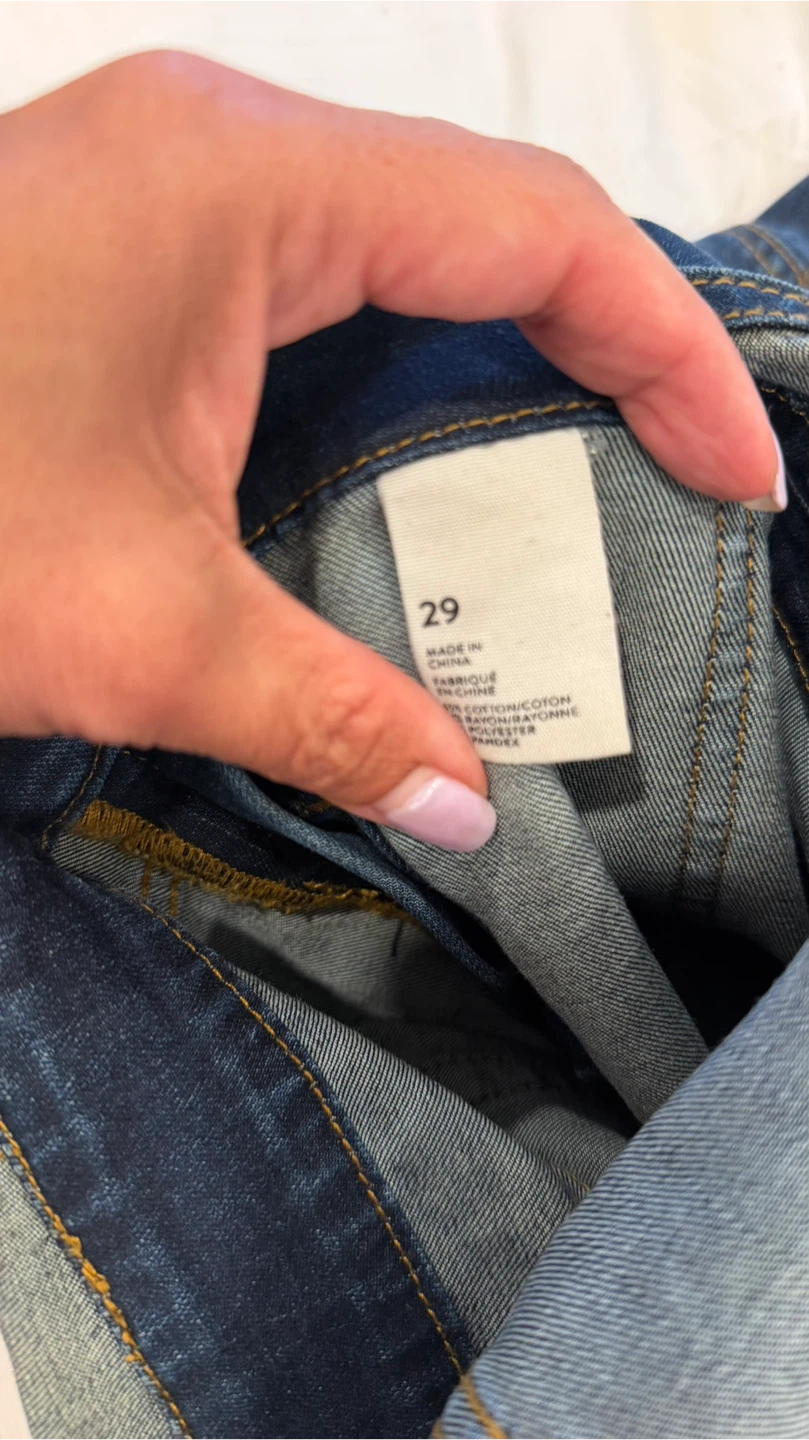 Denim Overalls, Size 29 - photo 4