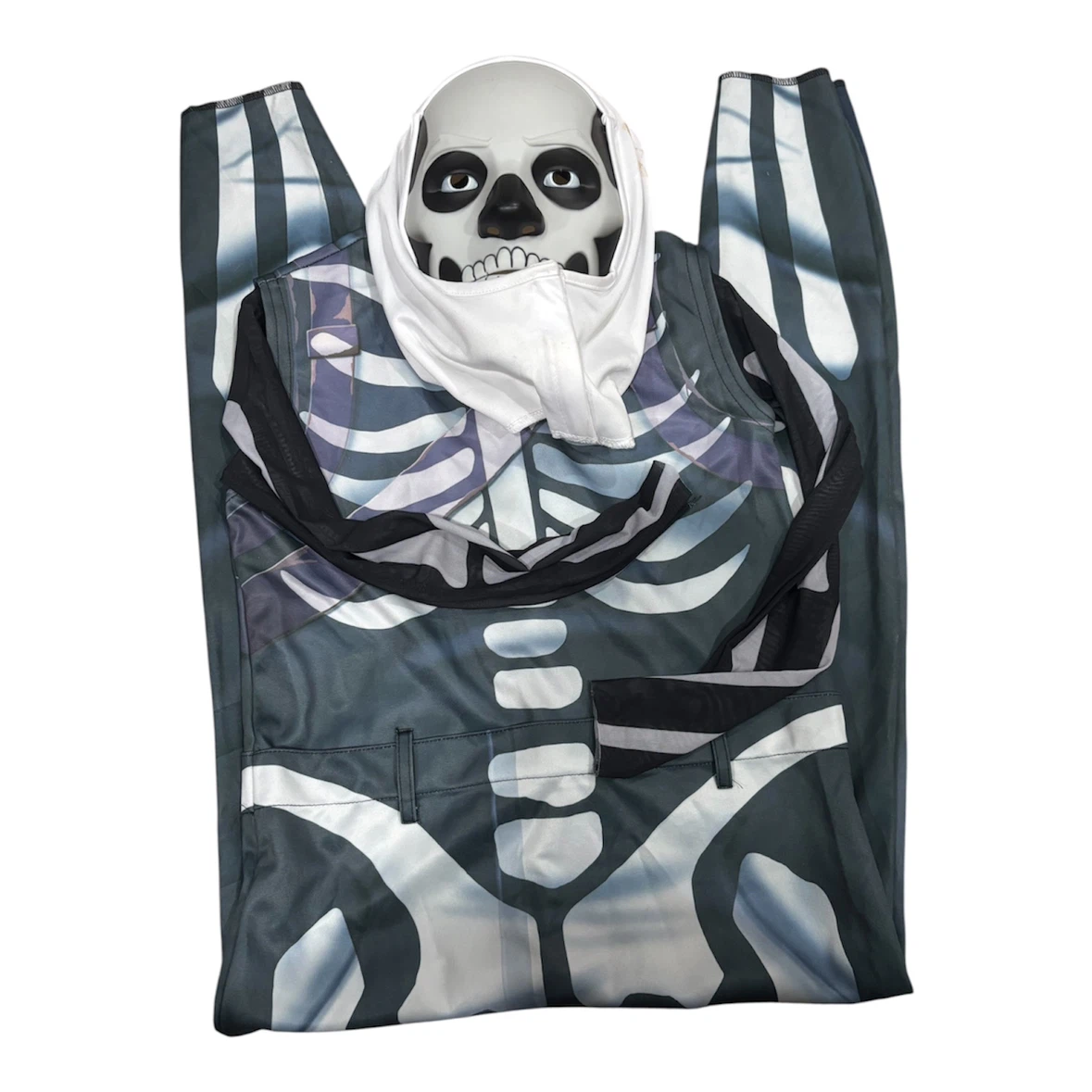 Fortnite Skull Trooper Costume Youth Medium 8-10 - photo 2