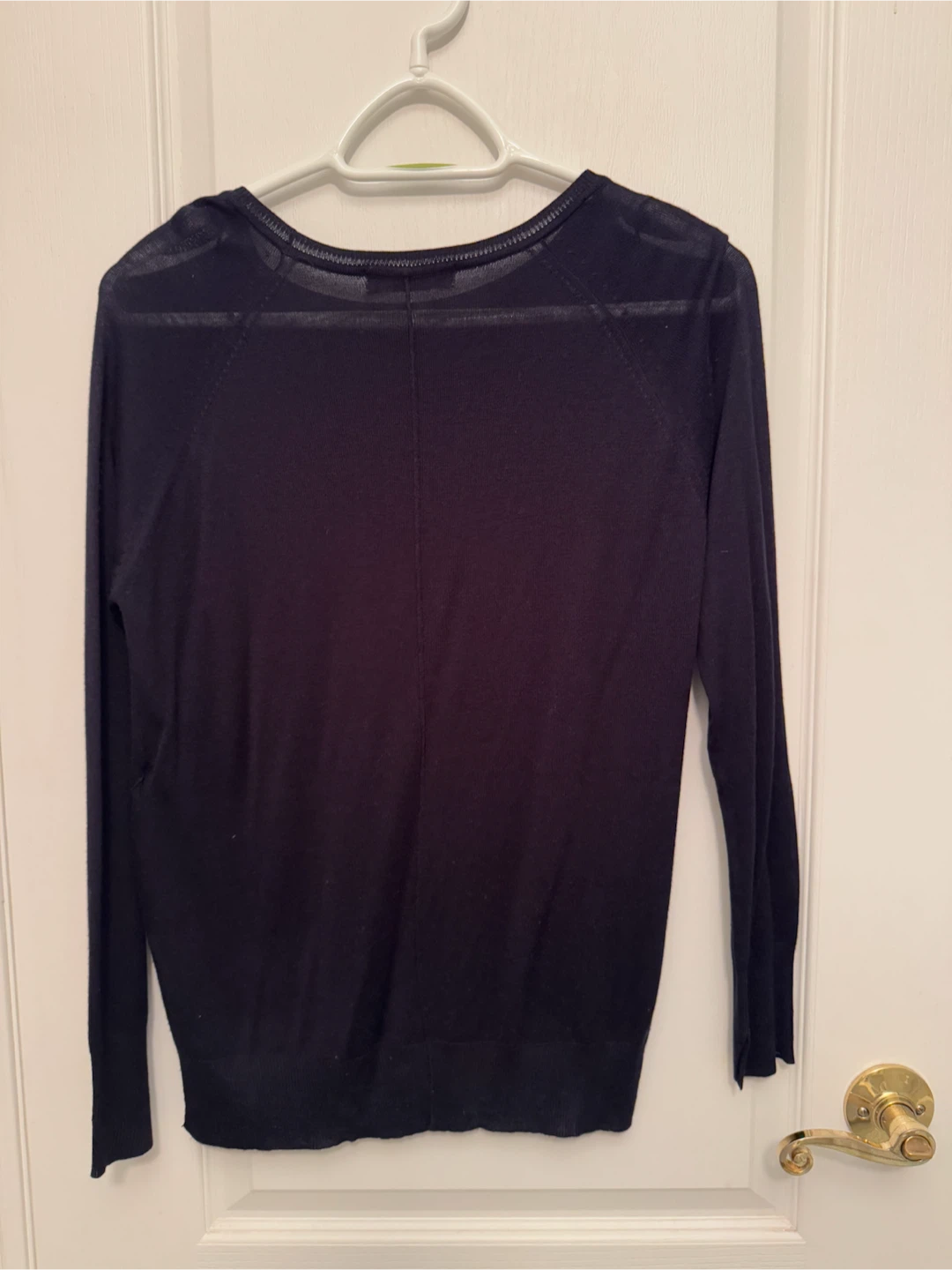 ZARA Knit Navy Long Sleeve Sweater - S - photo 2