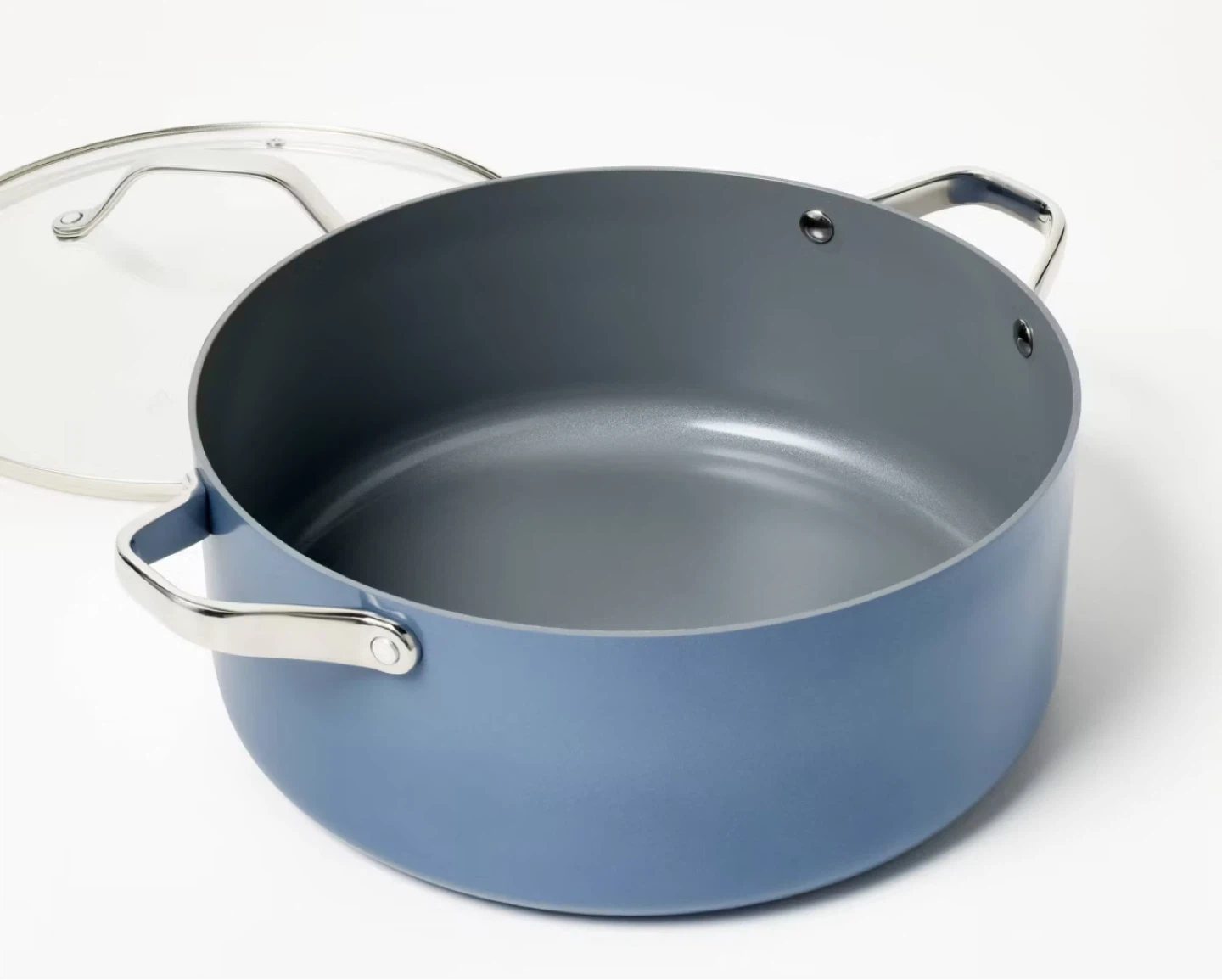 Figmint Nonstick Casserole Pot with Lid - photo 2