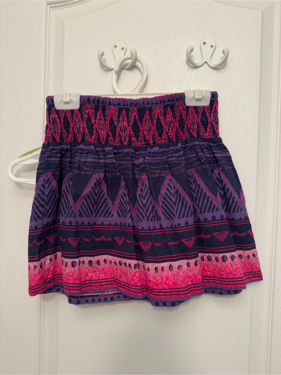 Roxy Patterned Mini Skirt - S