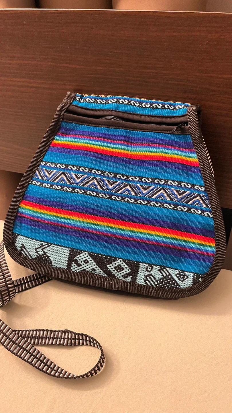 Woven Crossbody Llama Bag - photo 2