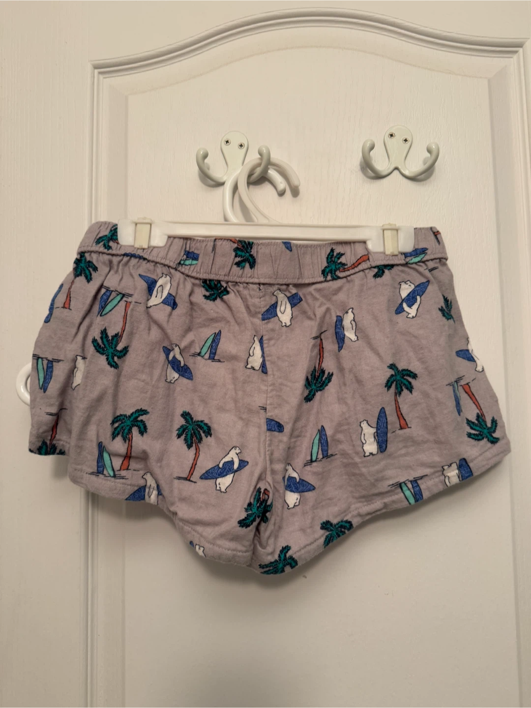 Aerie Flannel Polar Bear PJ Shorts - XS - photo 2