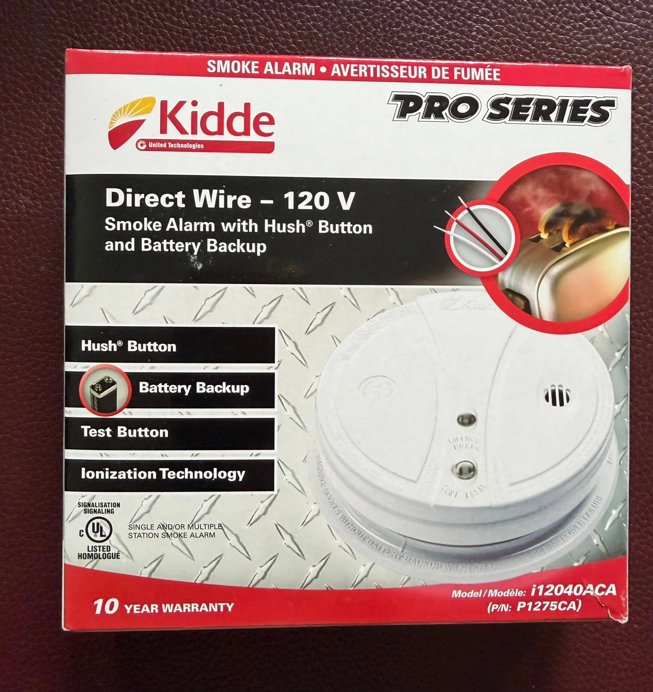 Kidde Pro Series 120V Smoke Alarm i12040ACA