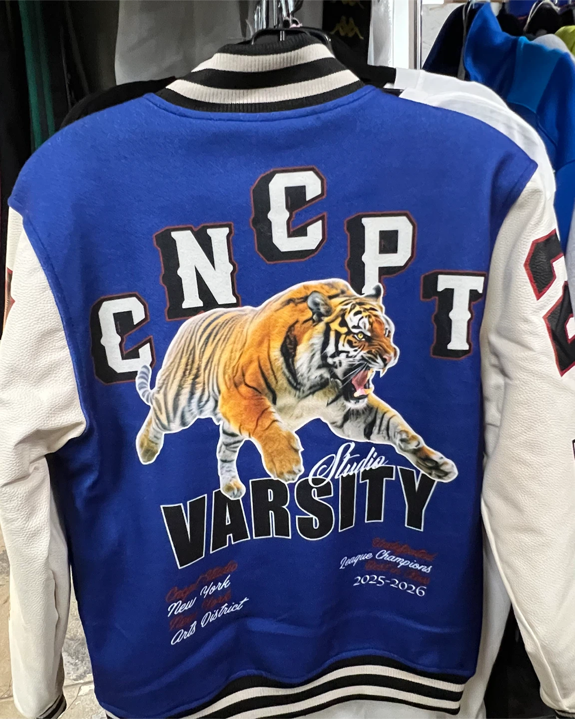 🏈 Varsity Jacket Blue/White - photo 2