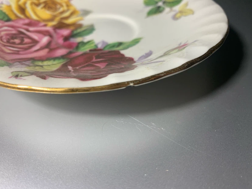 Aynsley Bone China Floral Saucer