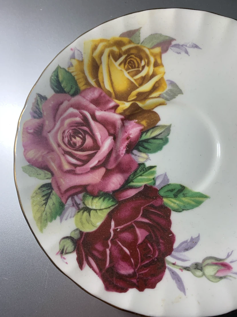Aynsley Bone China Floral Saucer - photo 4