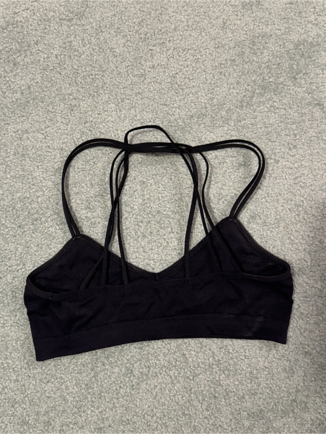 Black strappy cami bralette - S - photo 2