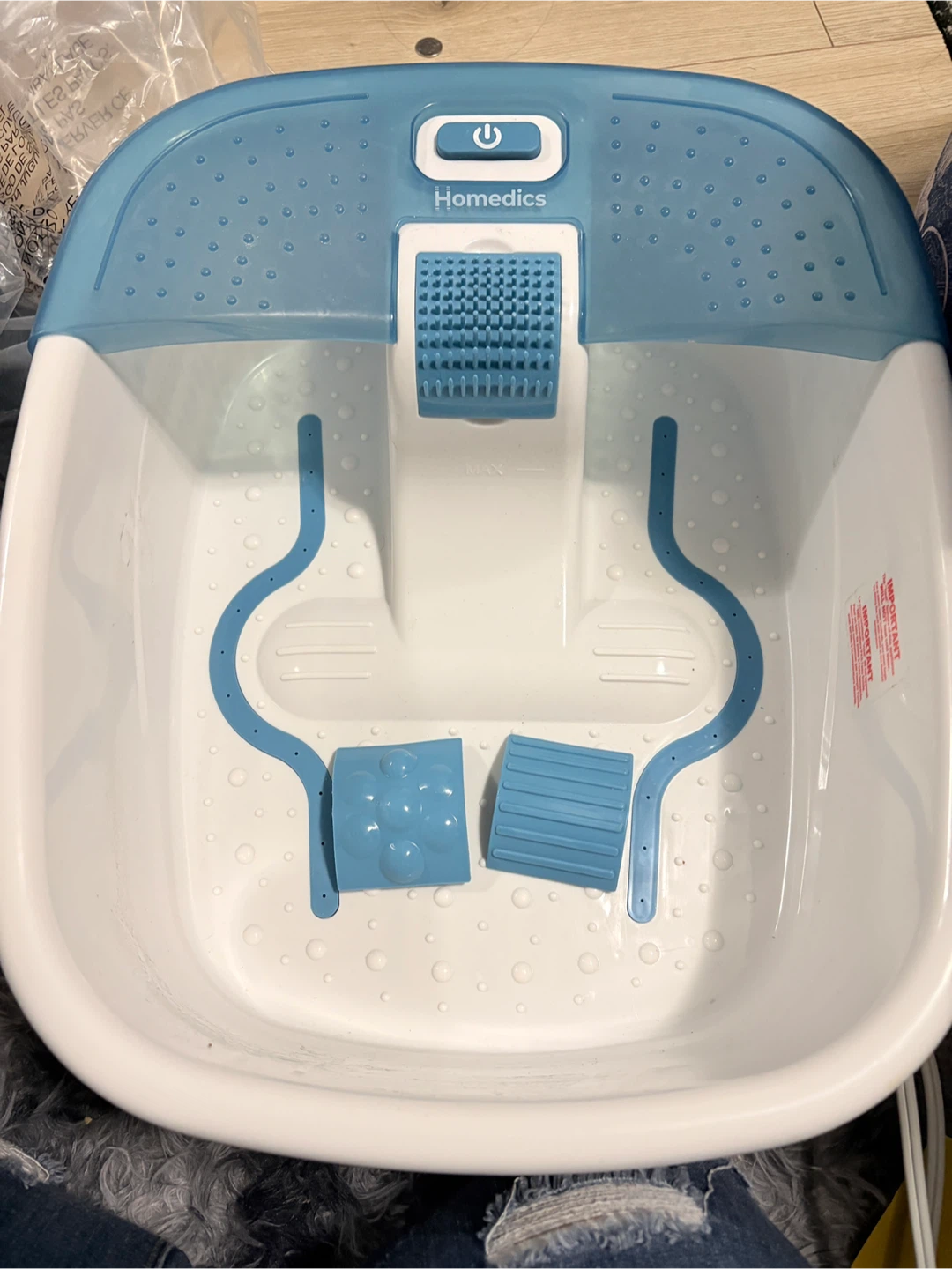 Homedics Bubble Bliss Deluxe Footbath - photo 2