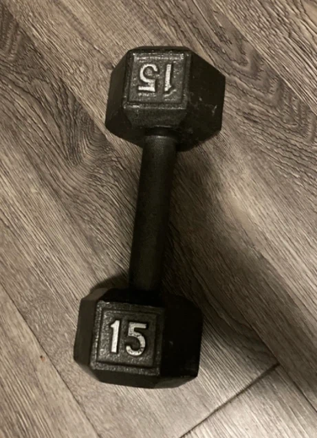 15 lb Hex Dumbbell🏈