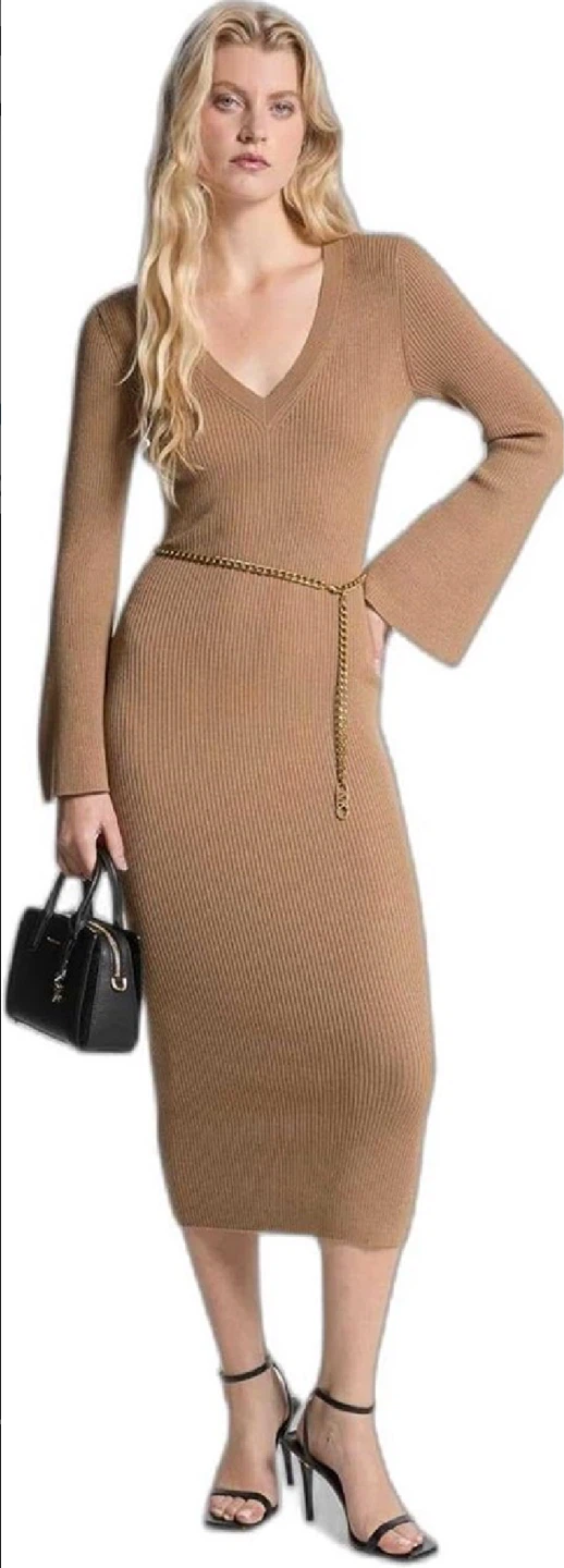 Michael Kors Womens Bell Sleeve Merino Wool Dress - photo 2