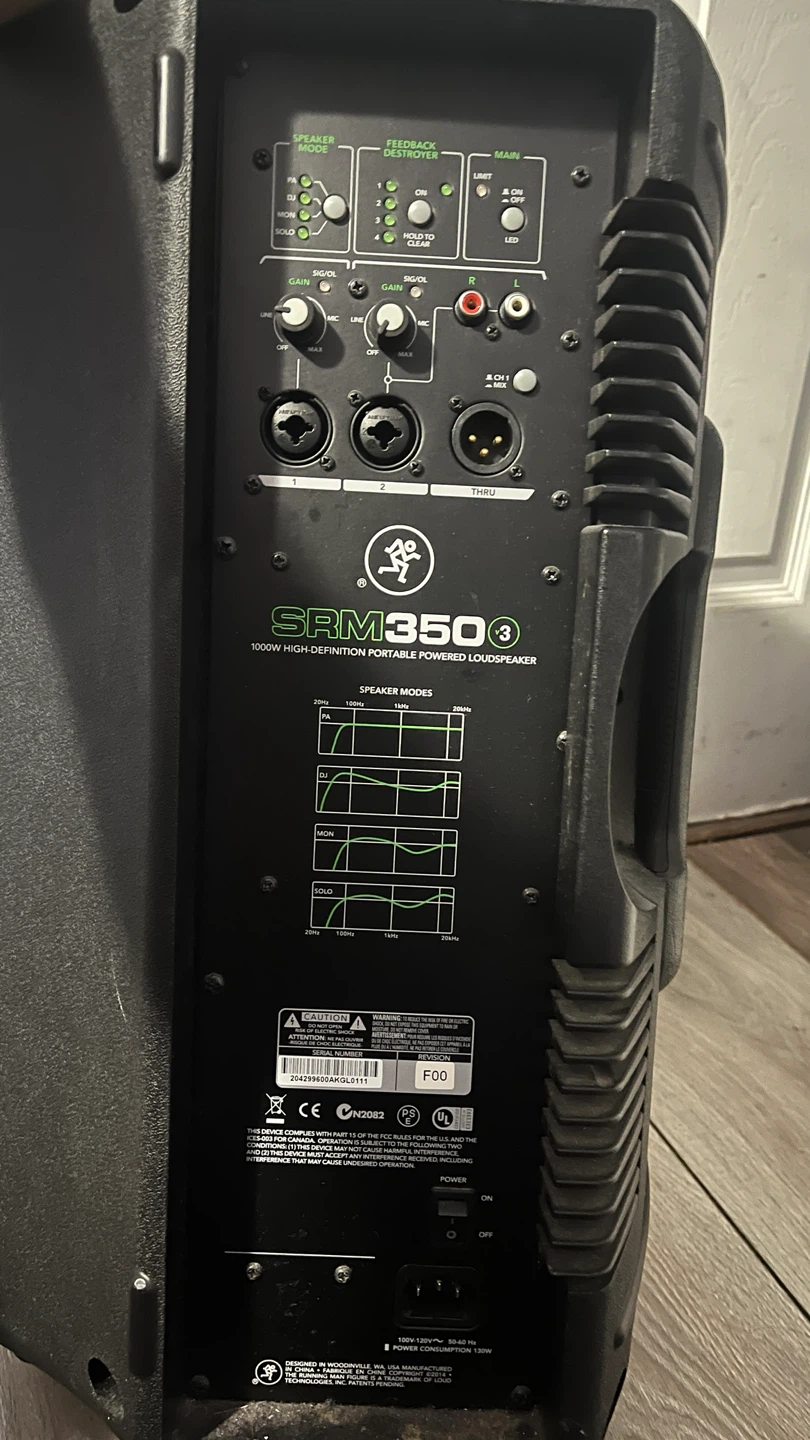 Negotiable Mackie SRM350v3 Powered Loudspeaker