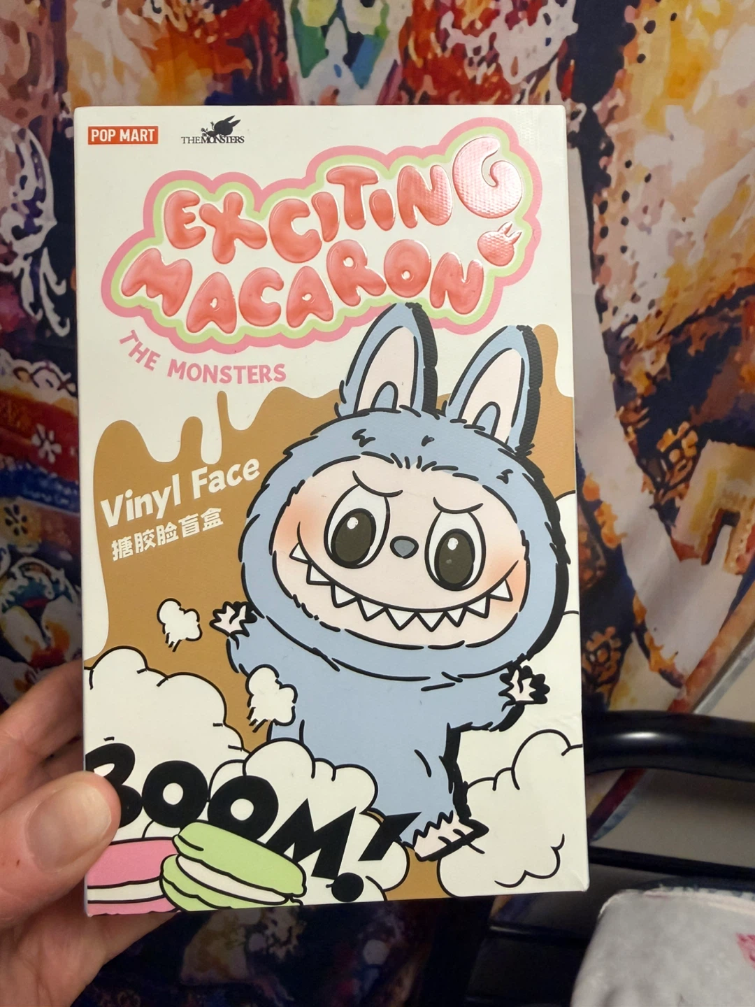 Pop Mart sesame seed: The Monsters Exciting Macaron Vinyl Face