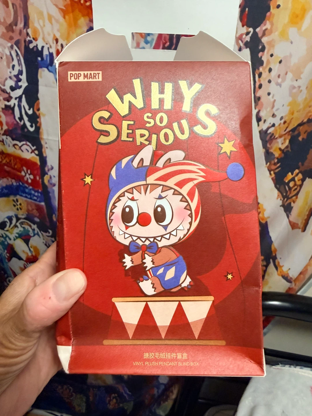 POP MART Molly Why So Serious Vinyl Plush Pendant