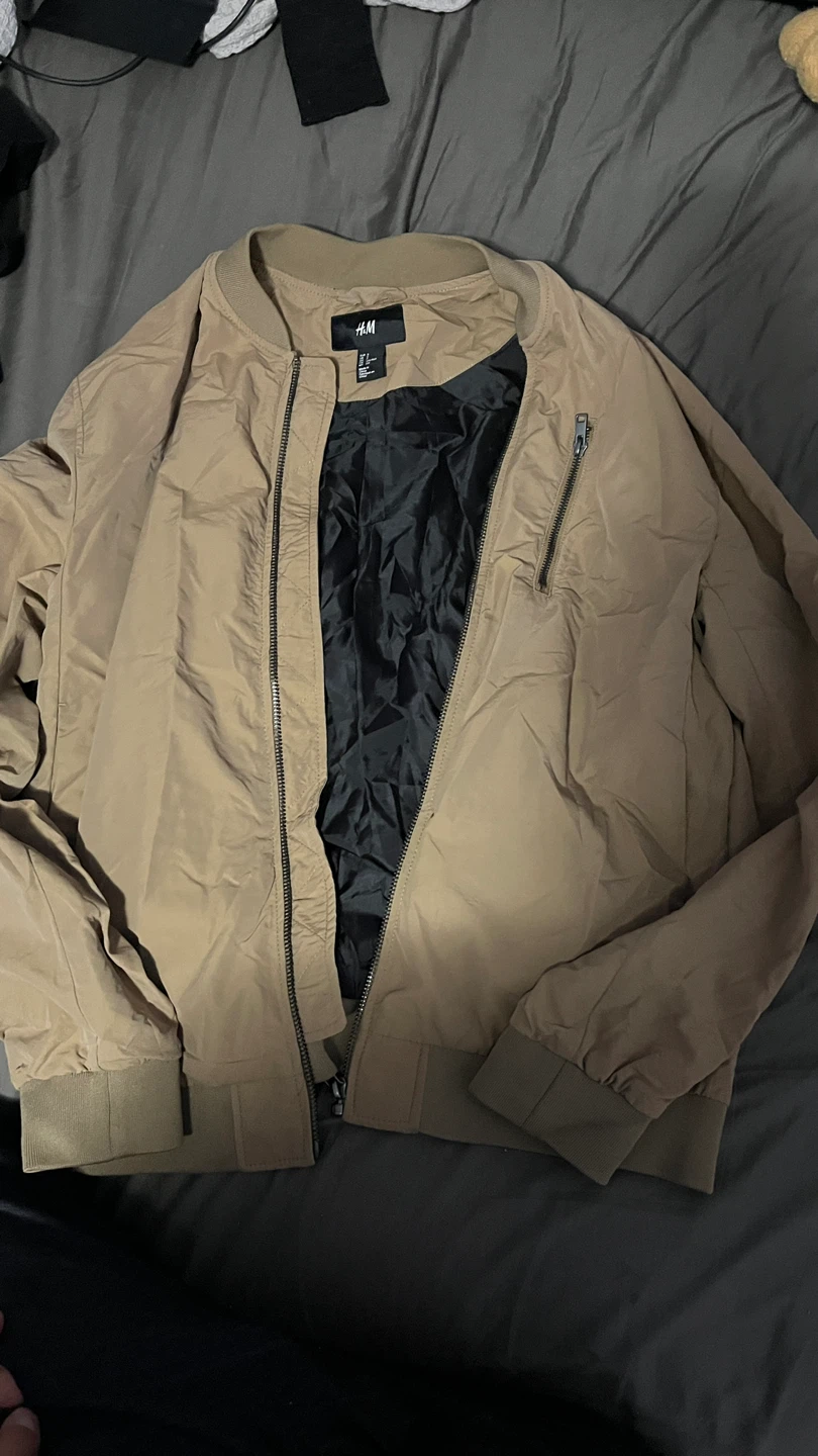 H&M Tan Bomber Jacket - photo 2