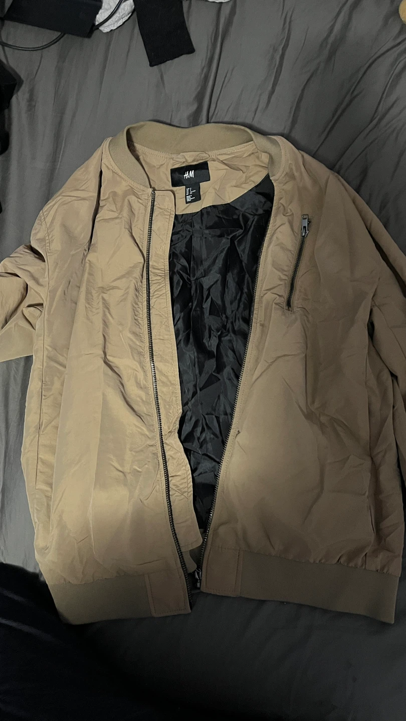 H&M Tan Bomber Jacket - photo 3