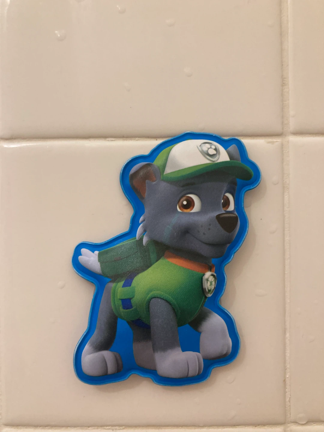 Paw Patrol Rocky Foam Bath Sticker🏈