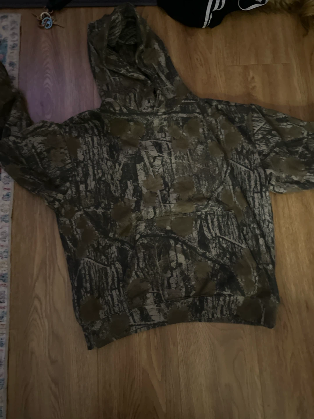 Camo pattern hoodie