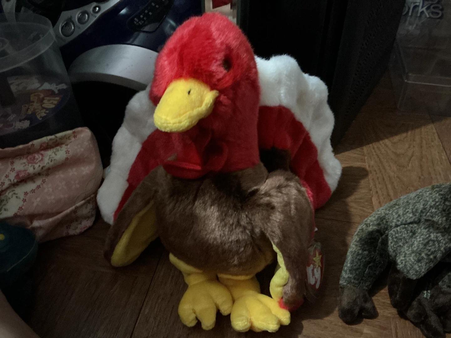 Ty Beanie Baby Gobbles the Turkey Plush 🏈