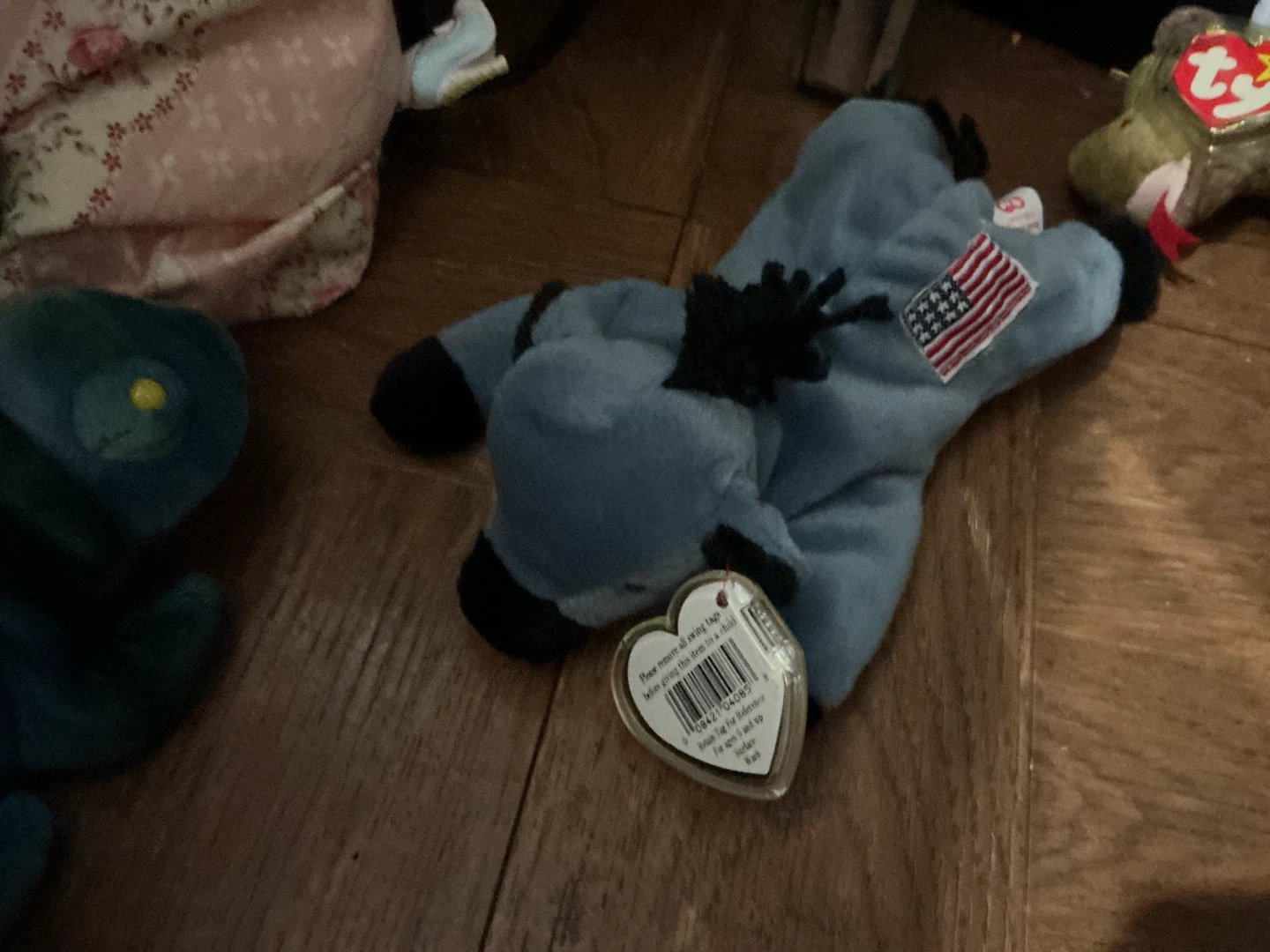 Ty Beanie Baby Patriotic Donkey 🏈