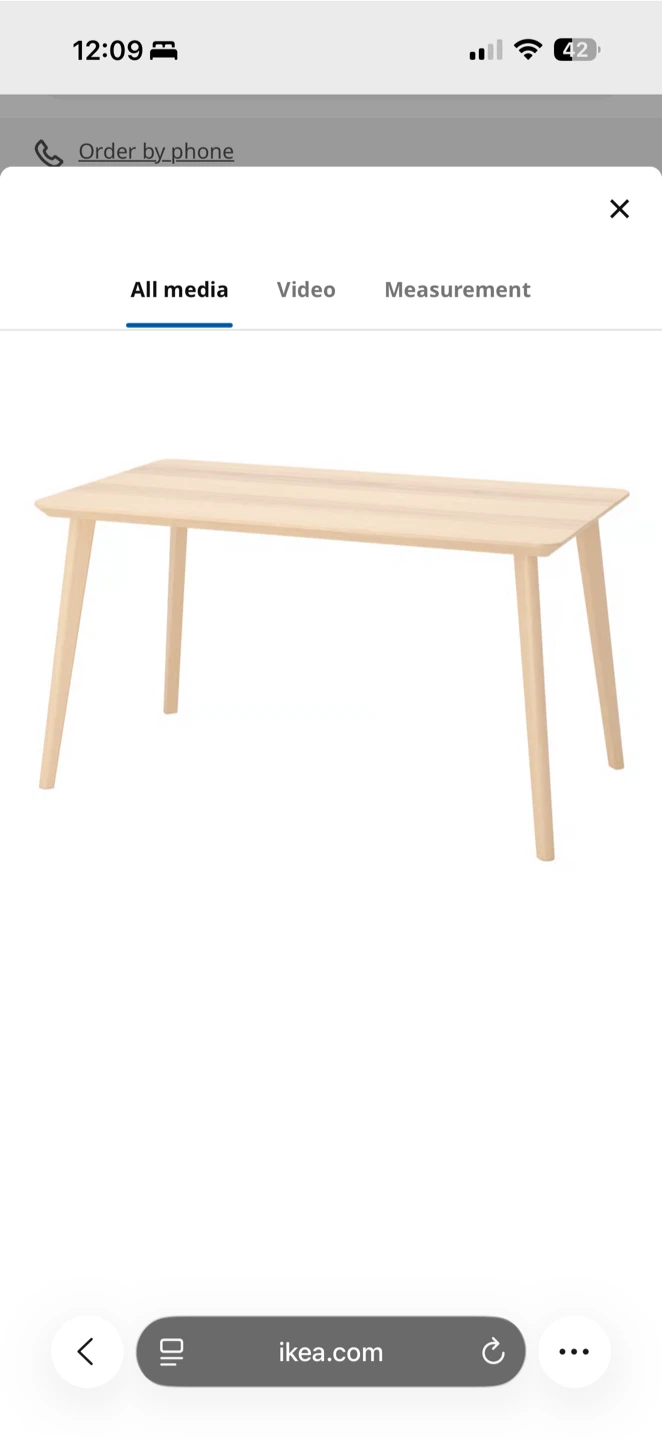 IKEA Ekedalen Dining Table - photo 2
