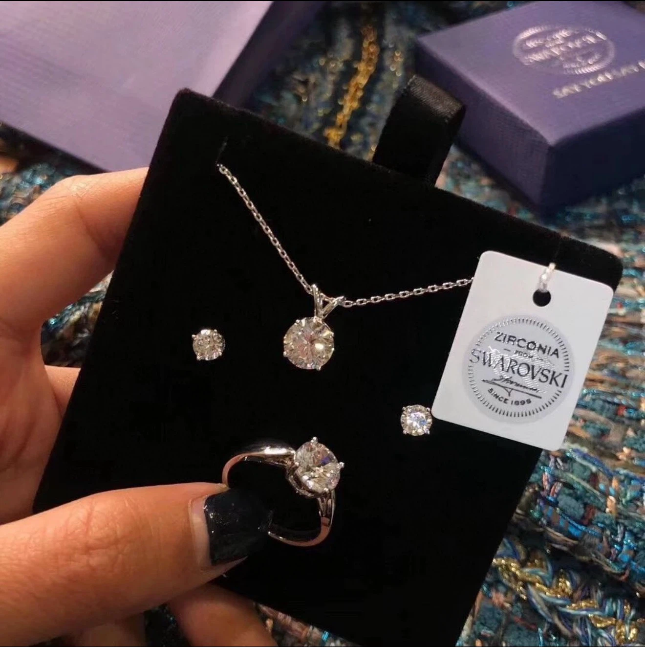 Swarovski Zirconia Jewellery Set