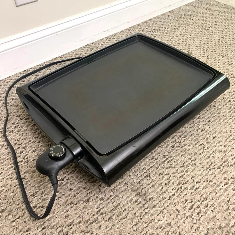 Electric Griddle Nonstick Countertop Grill Adjustable Cooking