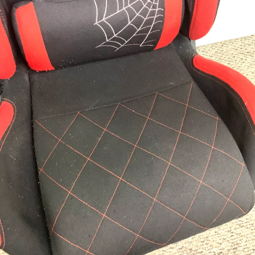 Gaming Chair Racing Style Computer Desk Chair Black Red Seat - photo 4