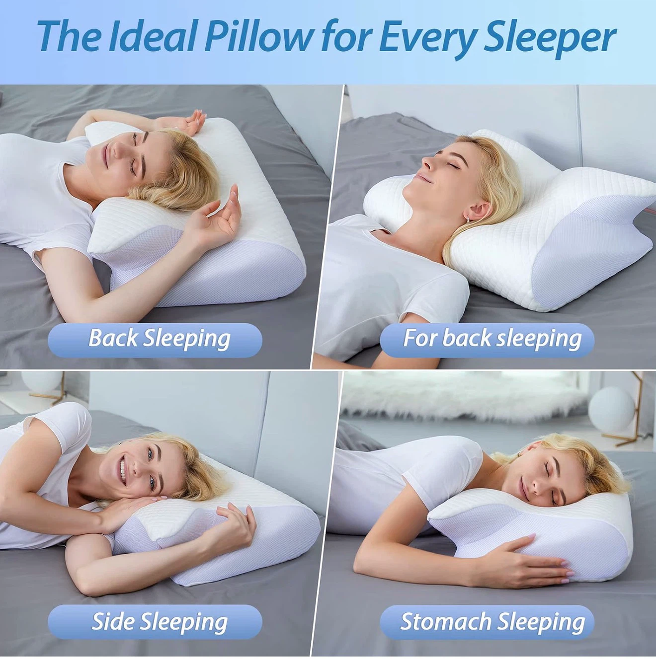 HOMCA Cervical Memory Foam Pillow
