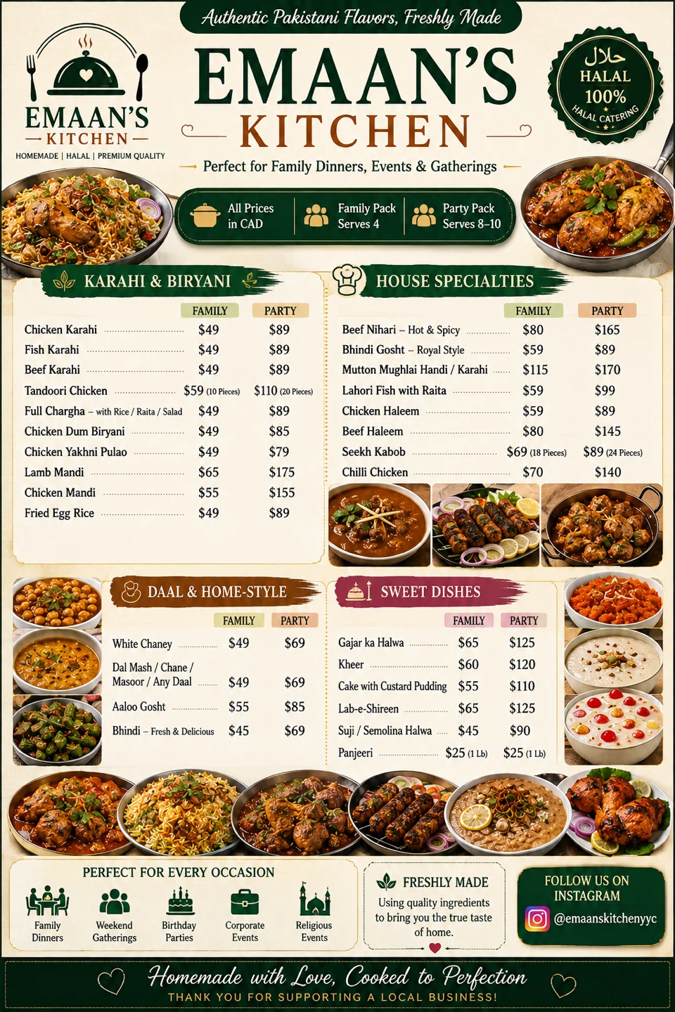 Emaan's Kitchen Catering Services