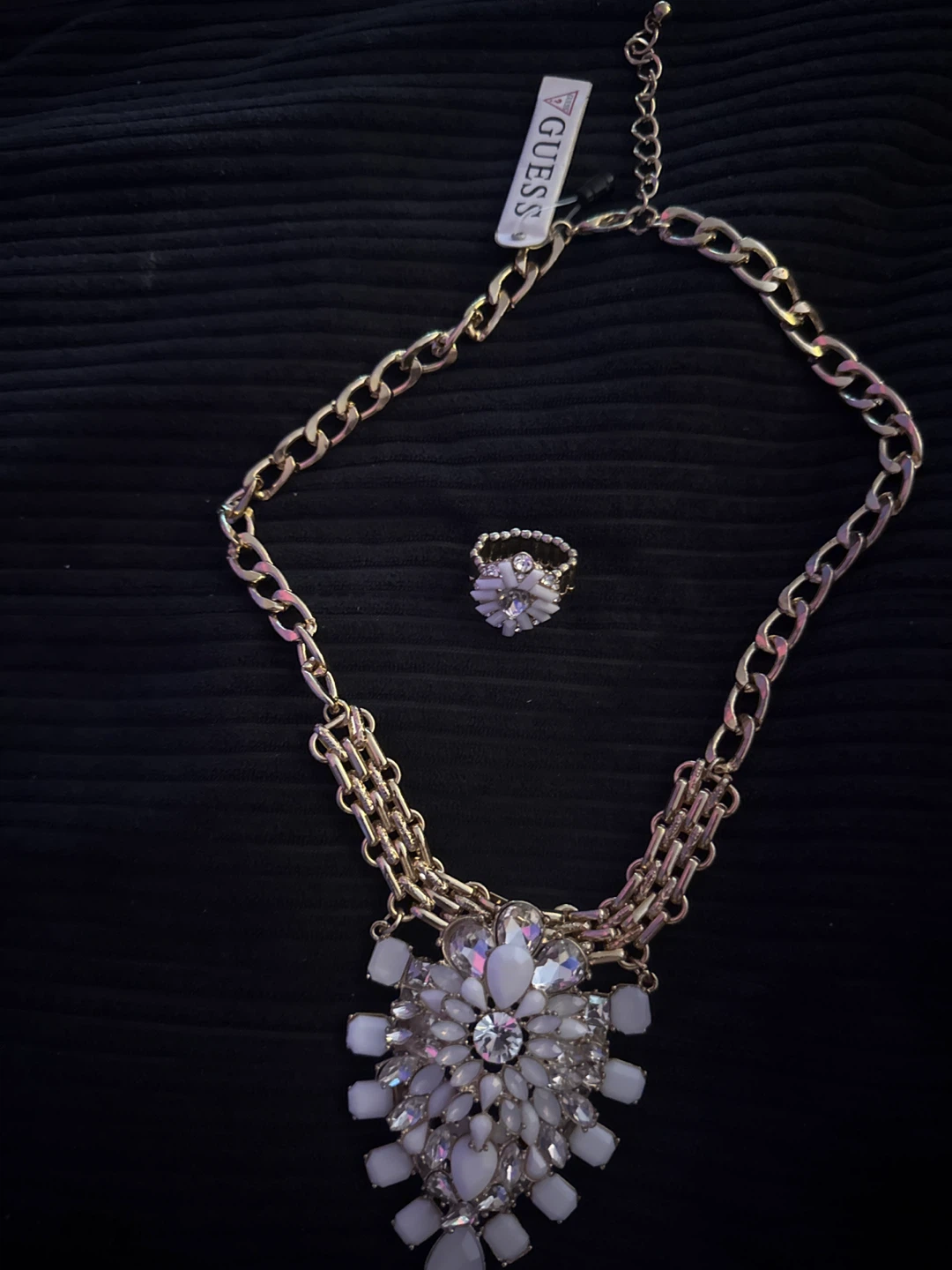GUESS Necklace and Ring Set