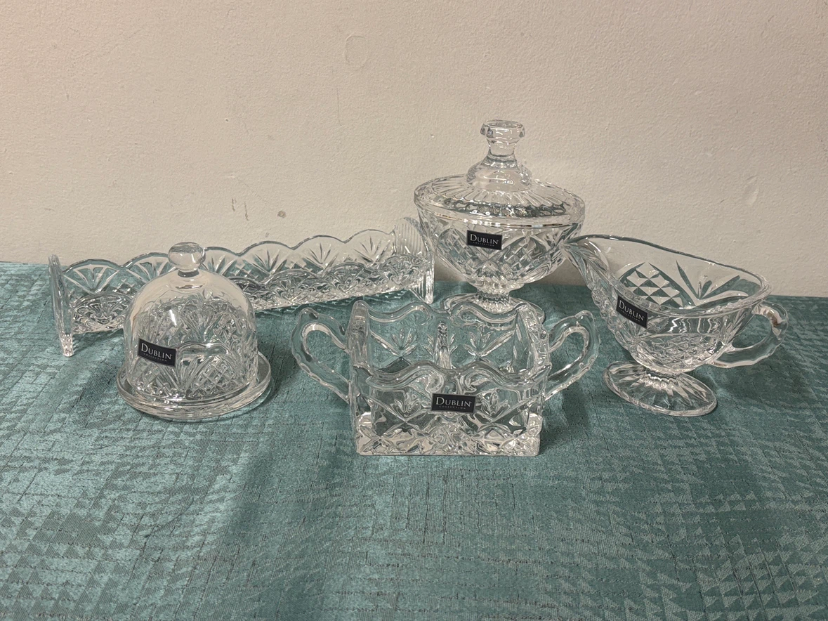 Dublin Collection 5-Piece Crystal Hostess Set - photo 2