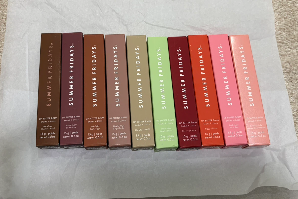 Summer Fridays Lip Butter Balm Collection - 10 Shades