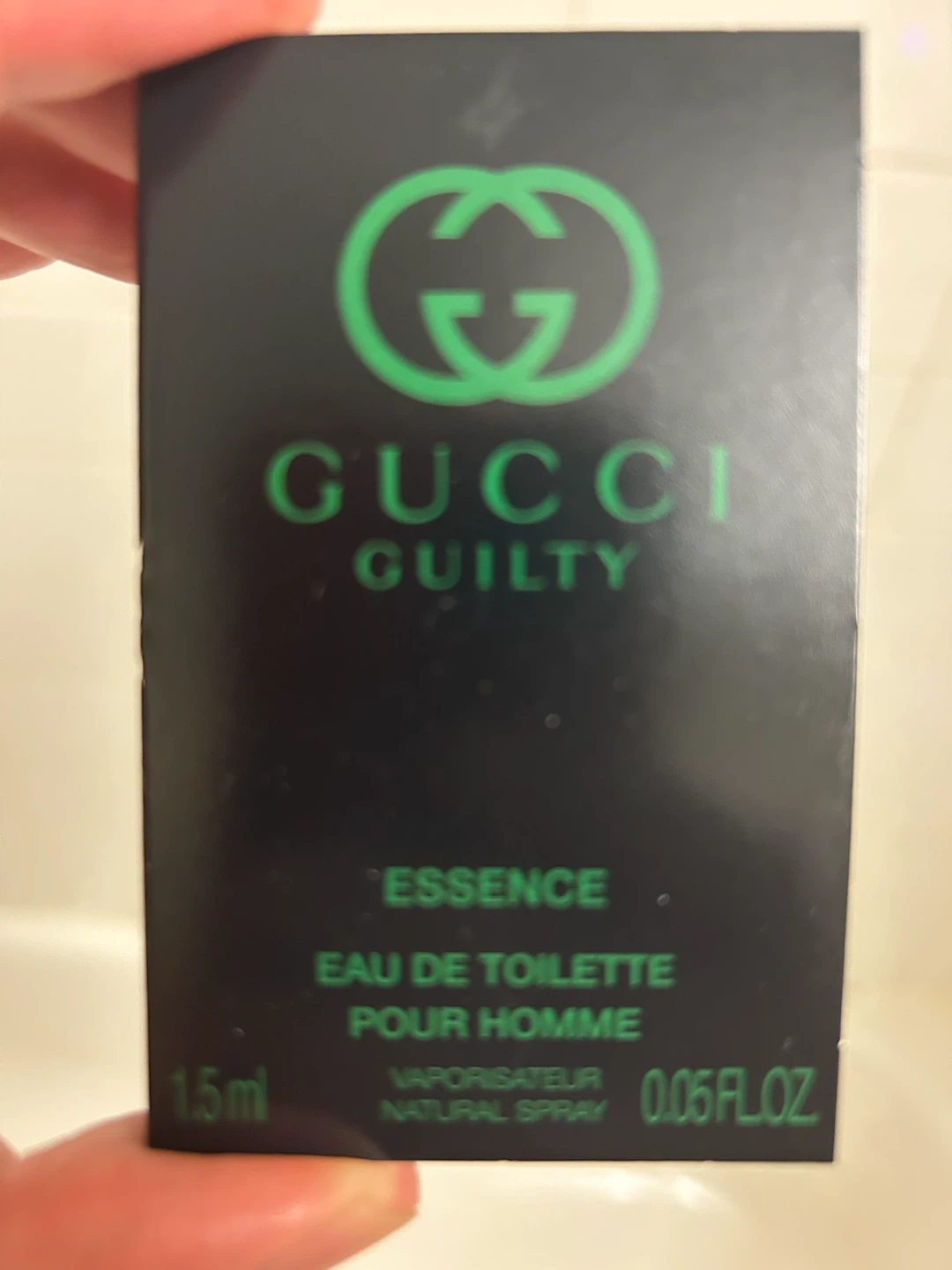 Set of 3 Men's Cologne Sample Vials Gucci Eternity Cartier 🏈