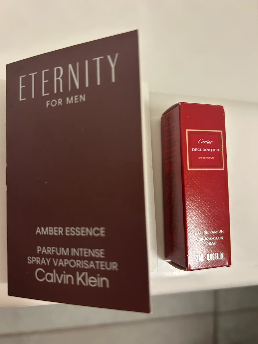 Set of 3 Men's Cologne Sample Vials Gucci Eternity Cartier 🏈 - photo 2