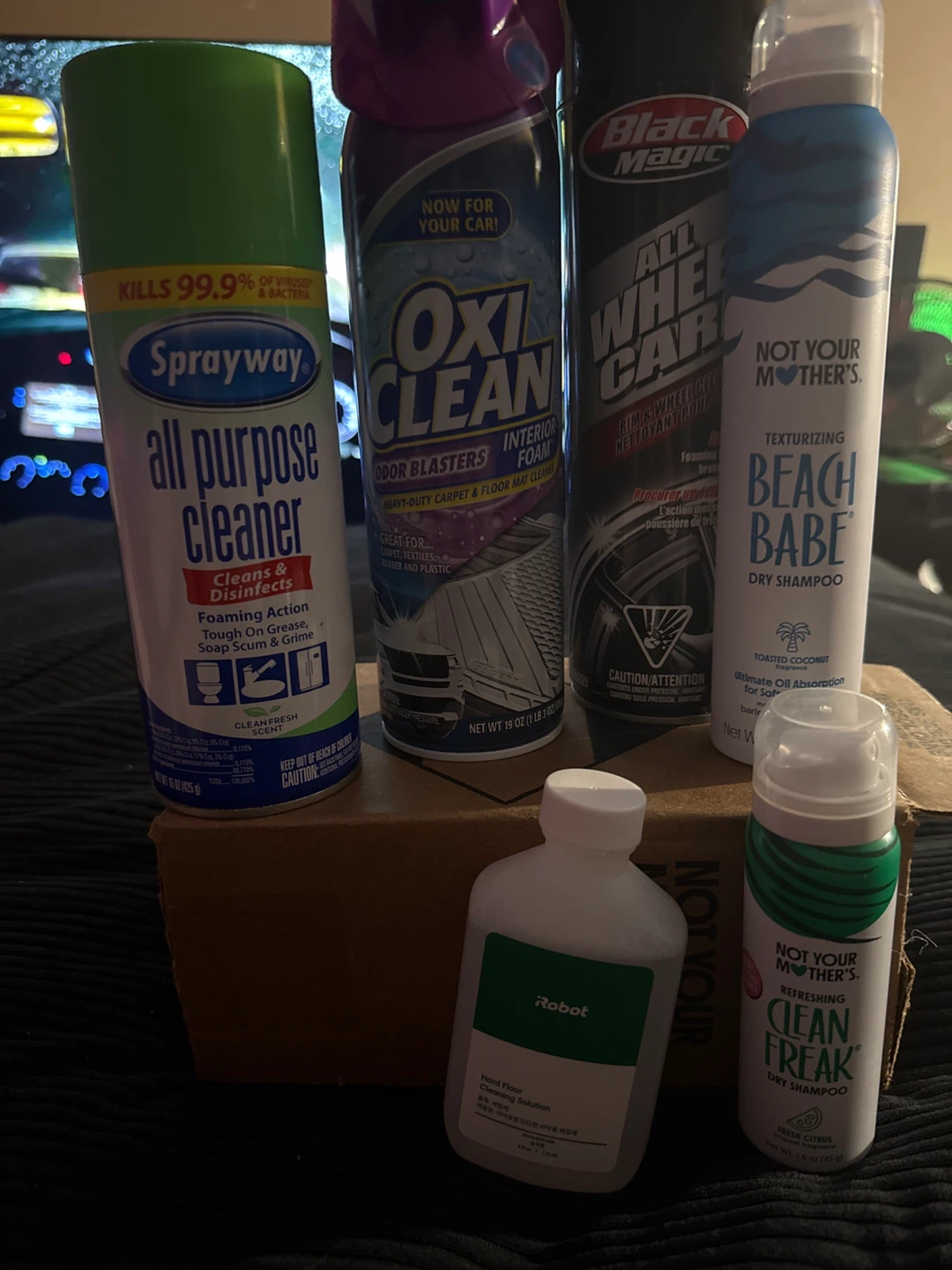 Assorted Household and Personal Care Cleaning Products