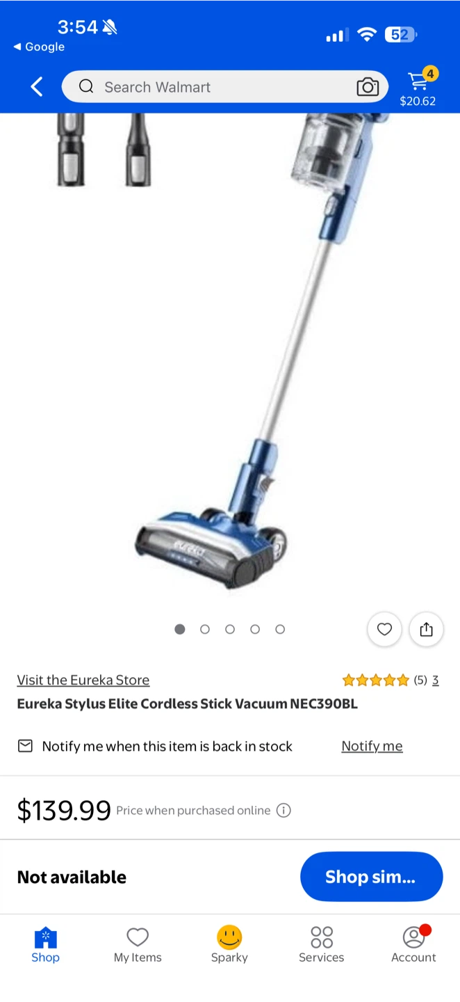 Eureka Stylus Elite Cordless Stick Vacuum NEC390BL - photo 2