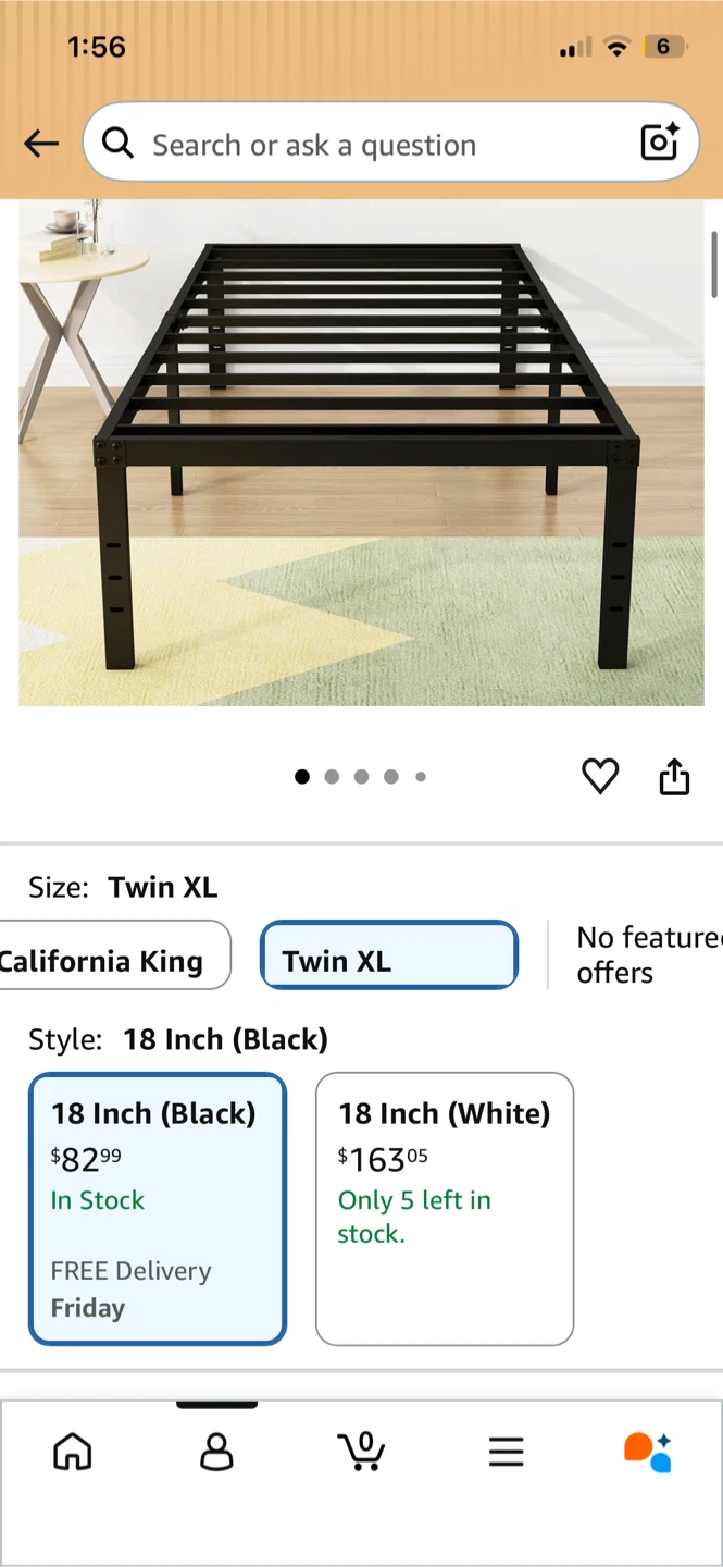 Single Bed frame + mattress + side table - photo 2