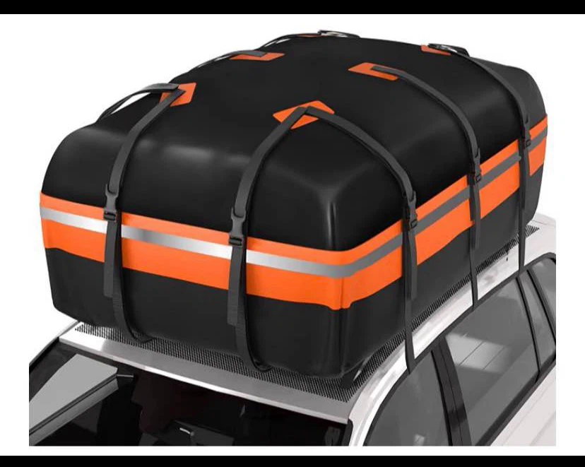 Car Roof Bag, 21 Cubic Feet, Large Waterproof Rooftop Cargo Carr - photo 4