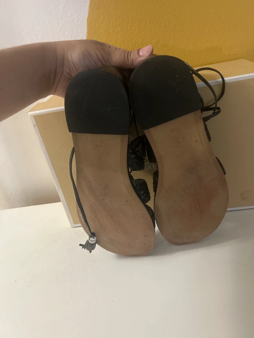 Michael Kors Black Lace-Up Sandals 🏈 - photo 4