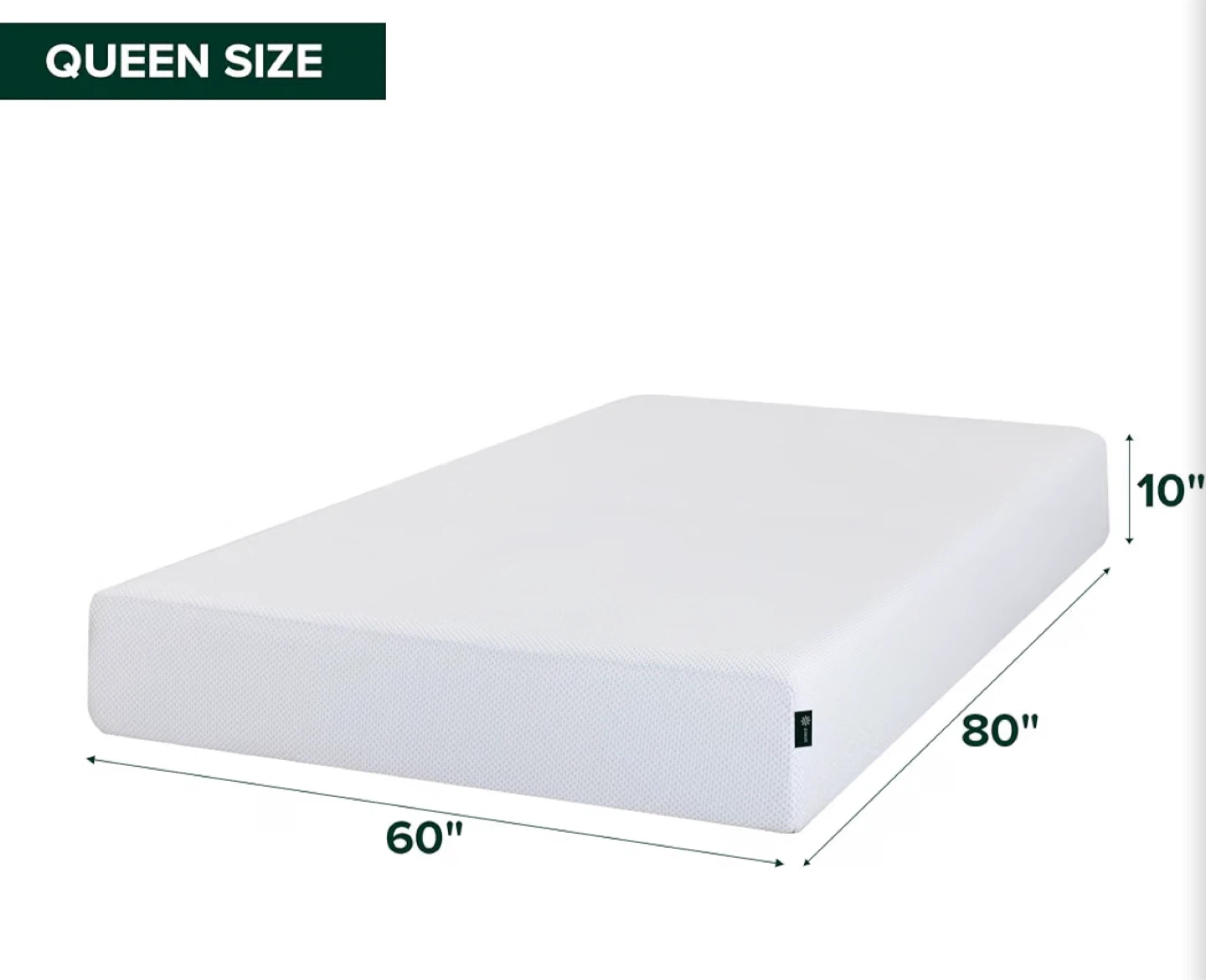 Zinus Queen Size Upholstered Bed Frame with Mattress - photo 3