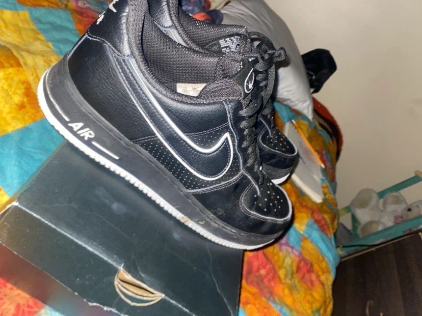 Nike Air Force 1 Black and White - photo 2