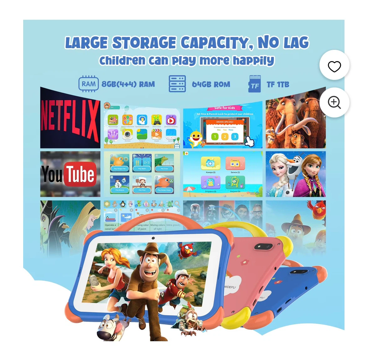 Brand new in original packaging WOWDEFU 7" Kids Android Tablet - photo 2