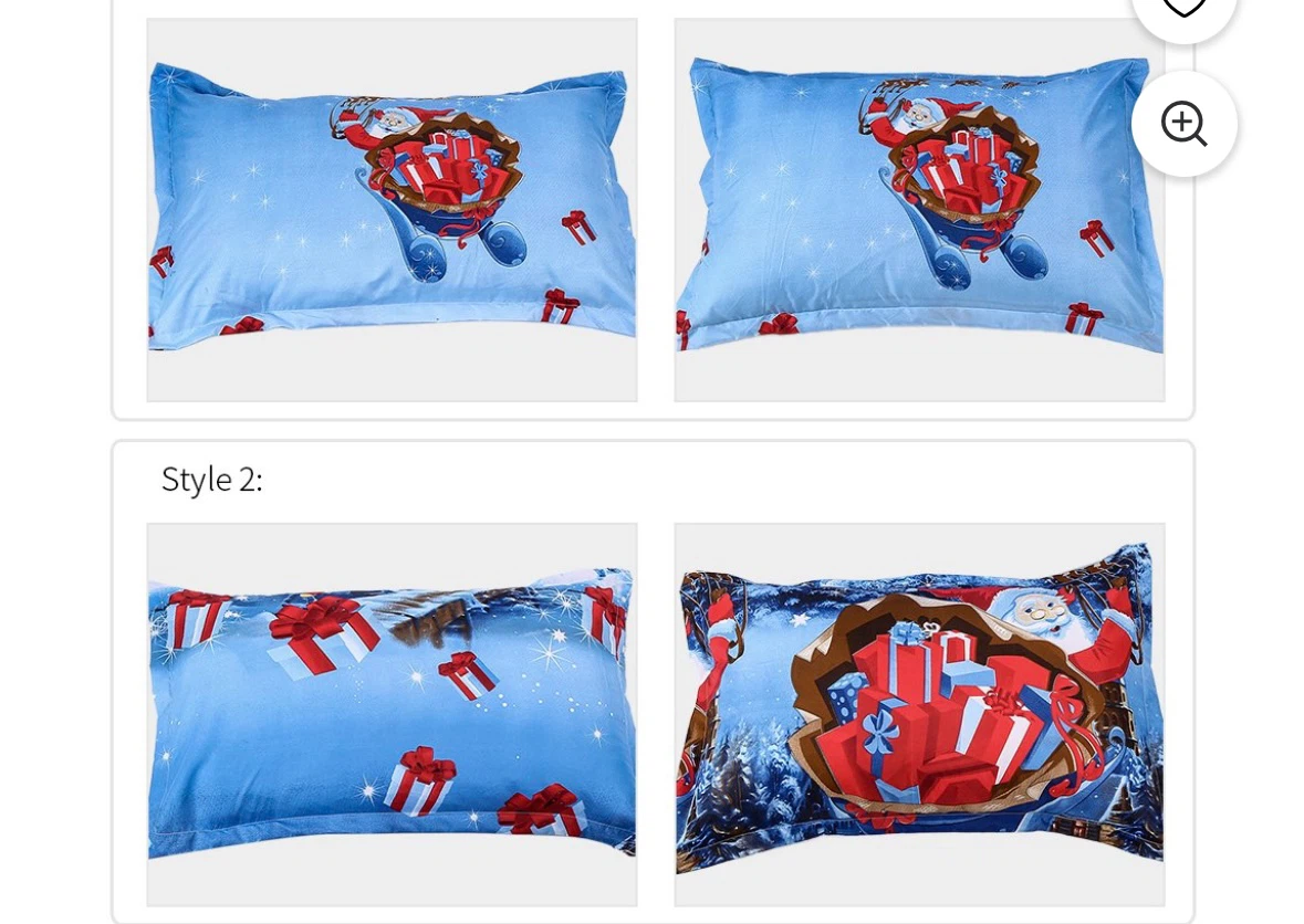 Brand new Christmas Santa Sleigh Bedding Set - photo 2
