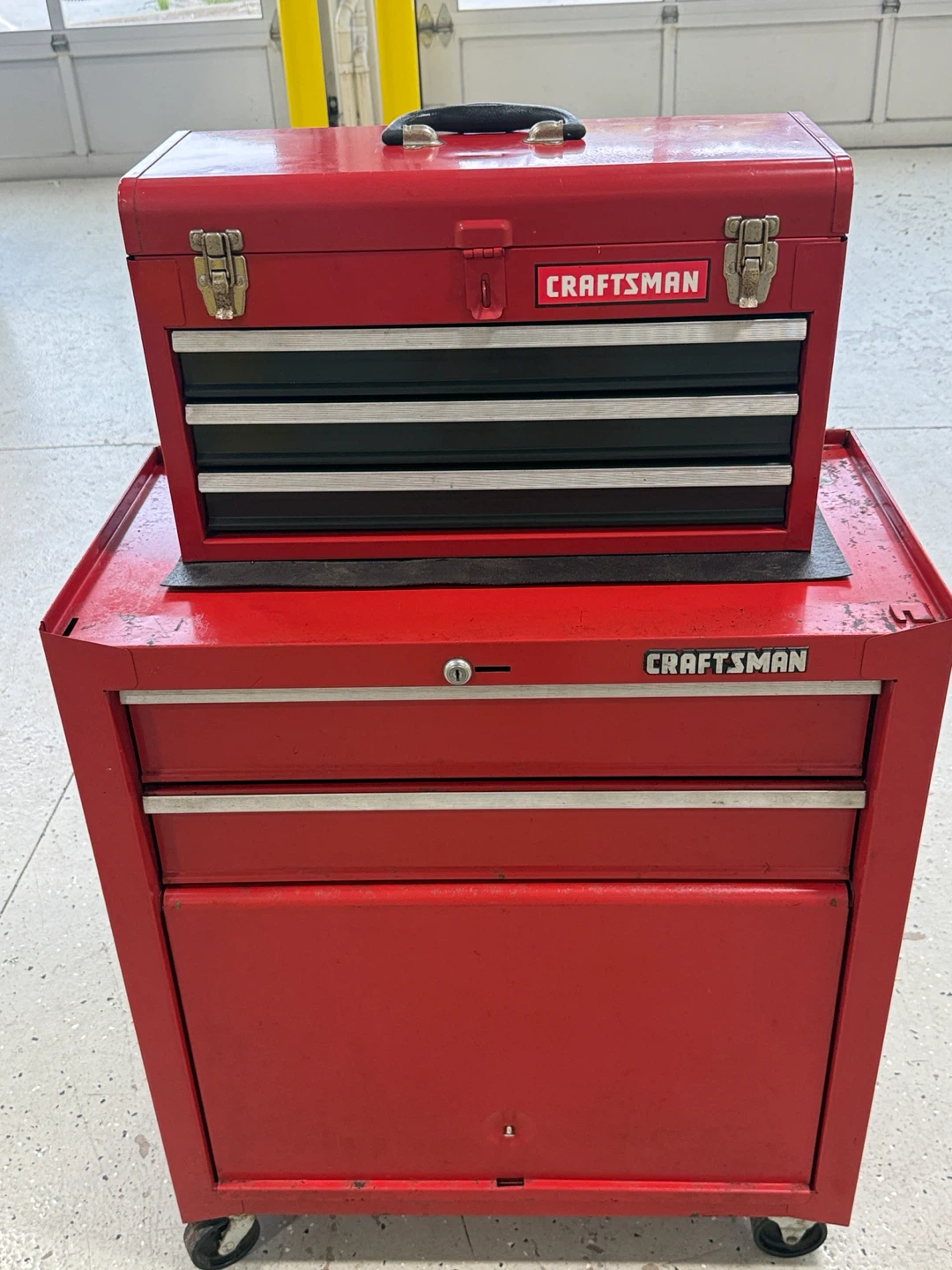 Craftsman Rolling Tool Chest and Top Box