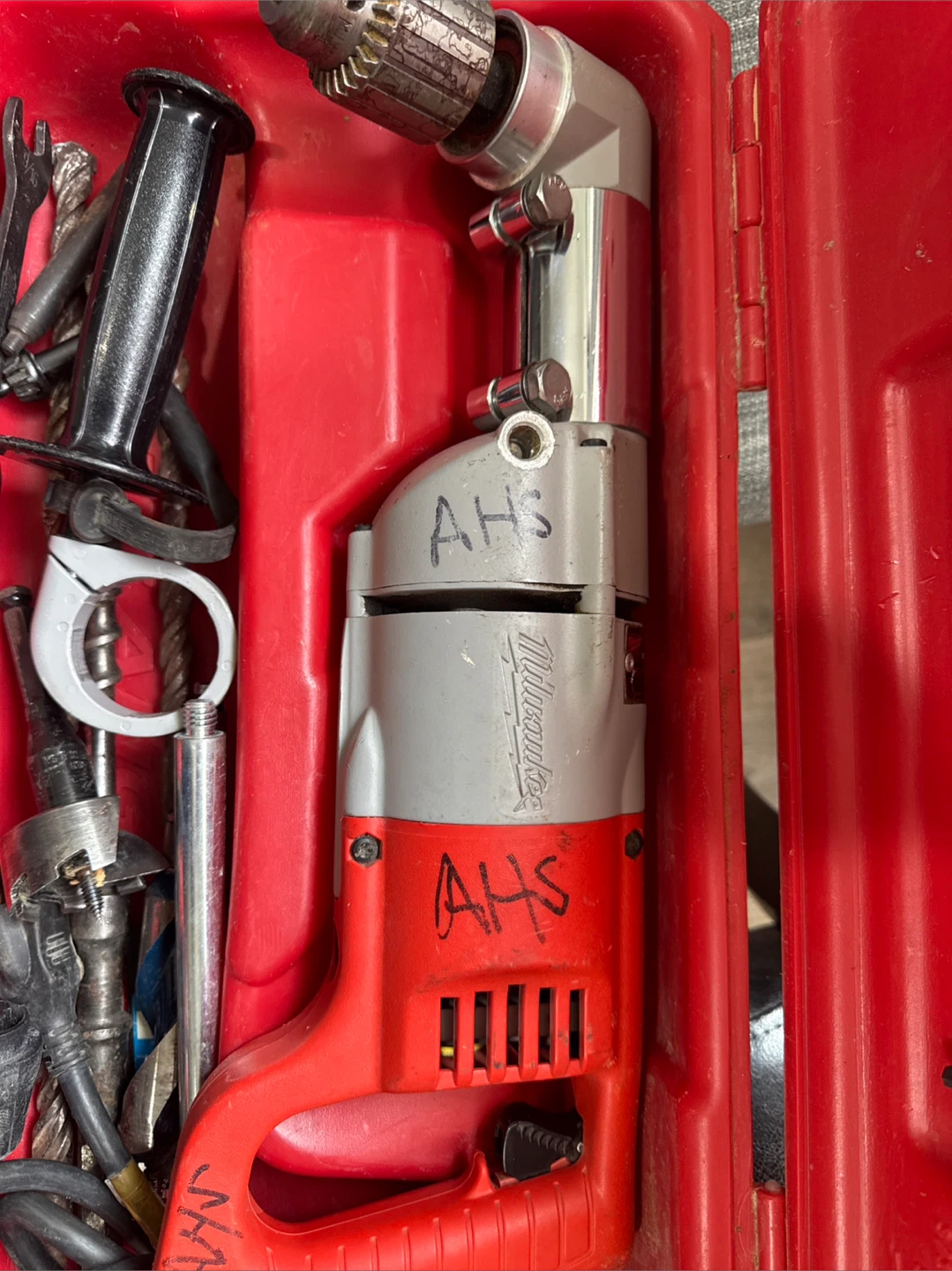 Milwaukee 7 Amp 1/2 in. Right-Angle Drill Kit - photo 2
